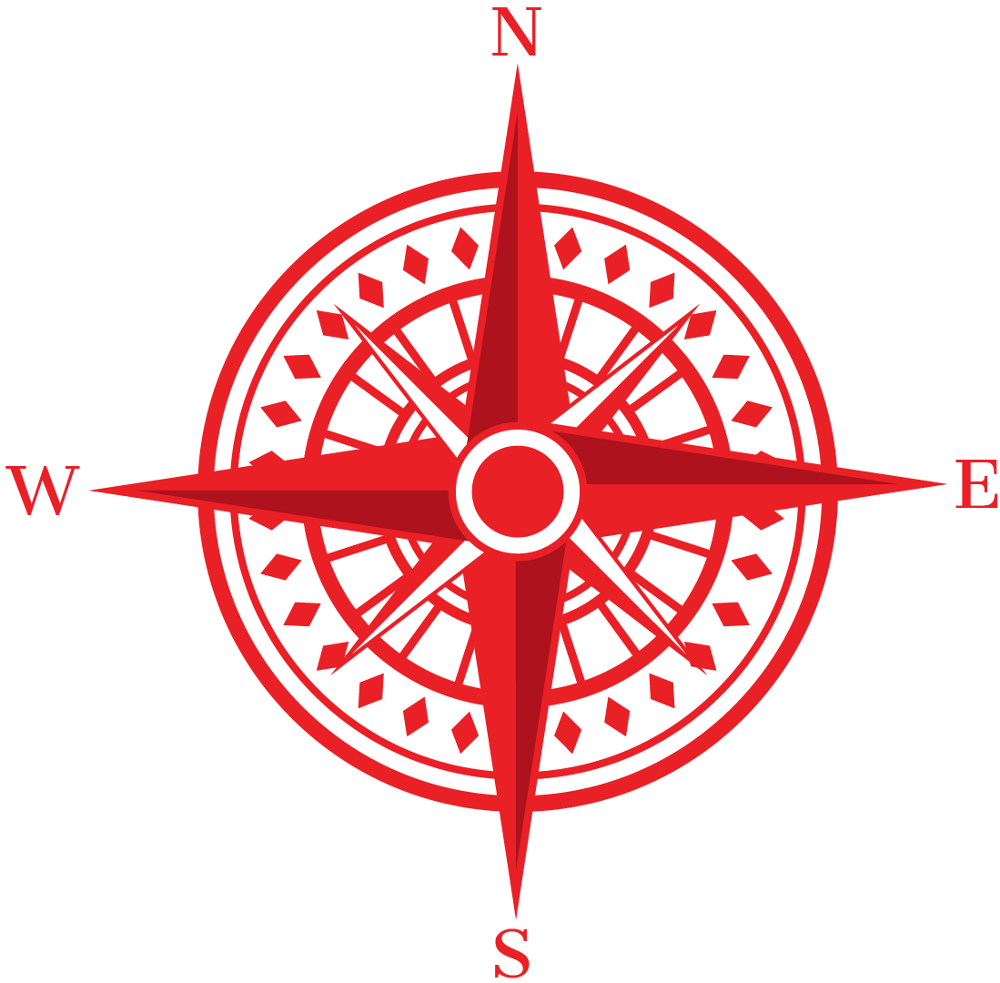 Nautical Compass Image - West Cove II Charters